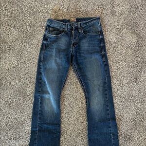 Wrangler Men's Dark Blue Straight Jeans